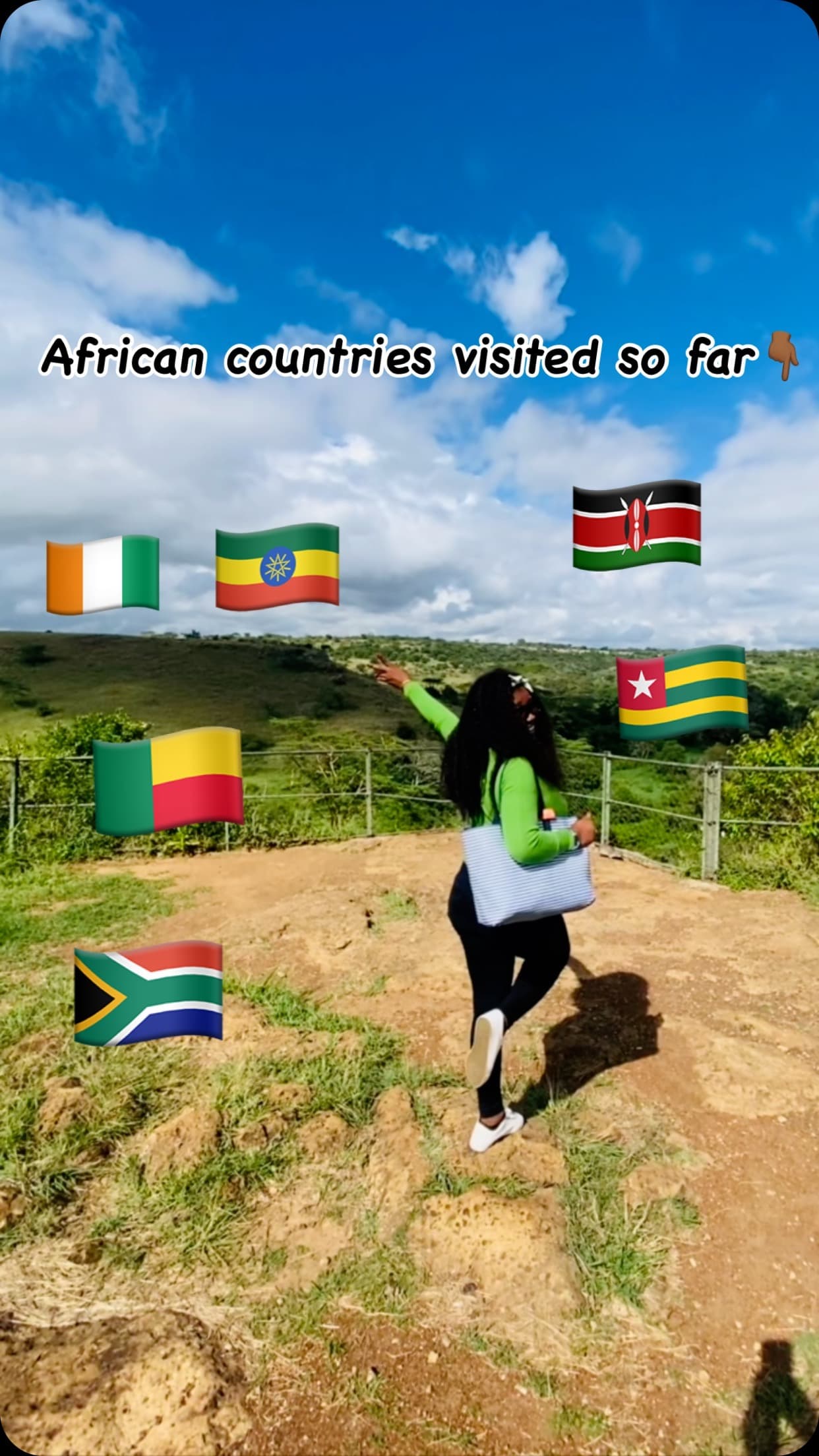 Malorfa overlooking hills — African countries visited